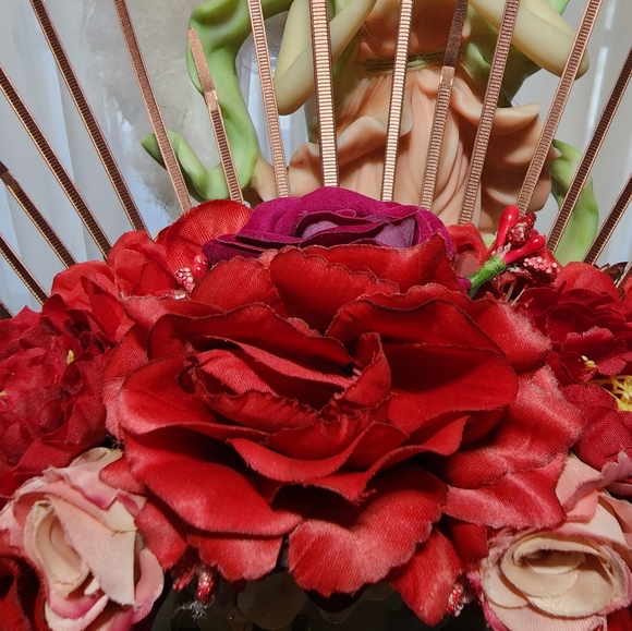 Day of The Dead Floral Tall Crown - Picture 5 of 7